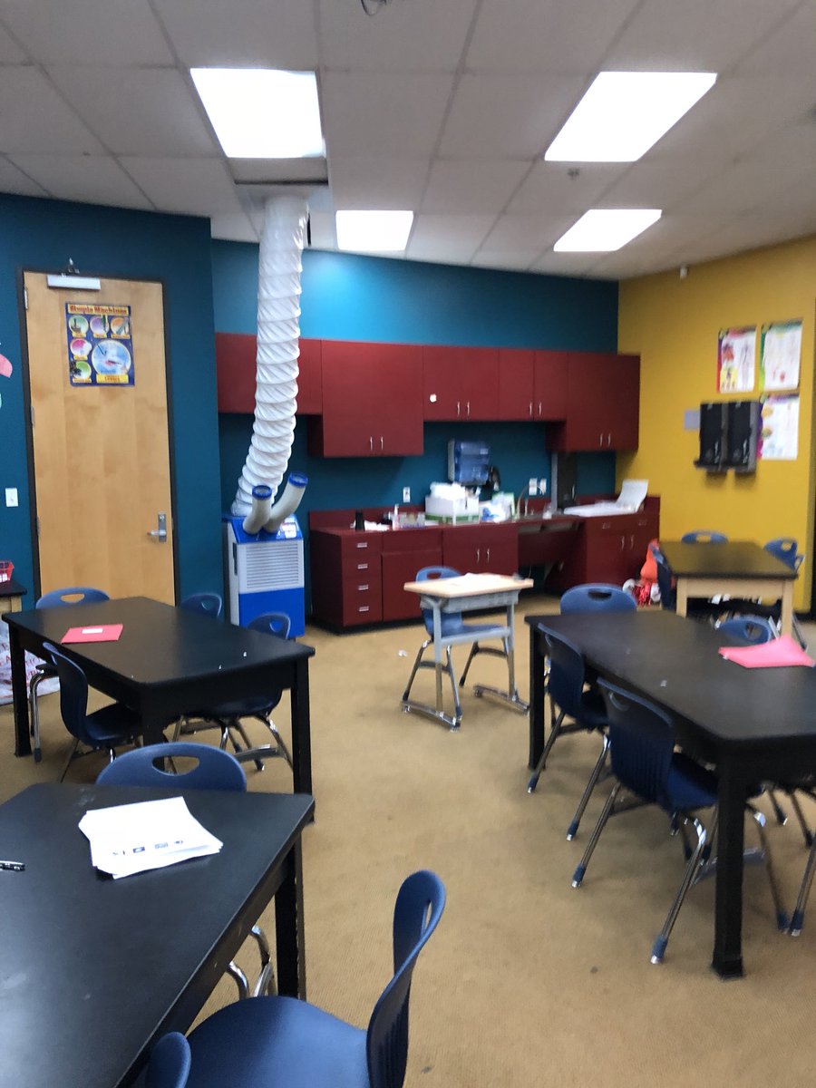 PRSCOOL's tweet photo. We had a late call to provide cooling for a school. It was important to get the units installed before the next day and PCS delivered. We provide service 24/7 call (888)466-7180. #preferredclimatesolutions https://t.co/efSnkPK3xI