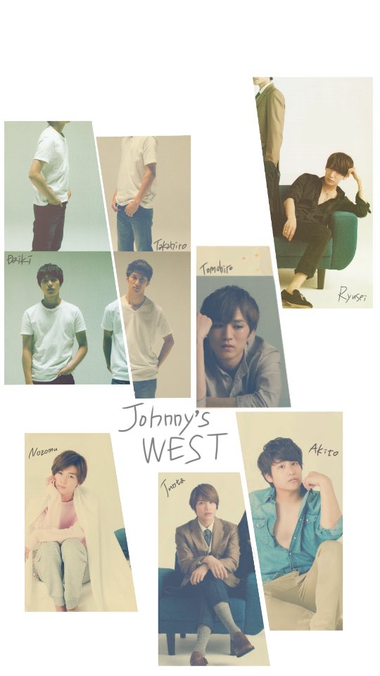 みい加工 シンプルlast 全員集合 ロック画面 ホーム画面 Mii加工 ジャニーズwest 保存する時rtくれると嬉しいよ