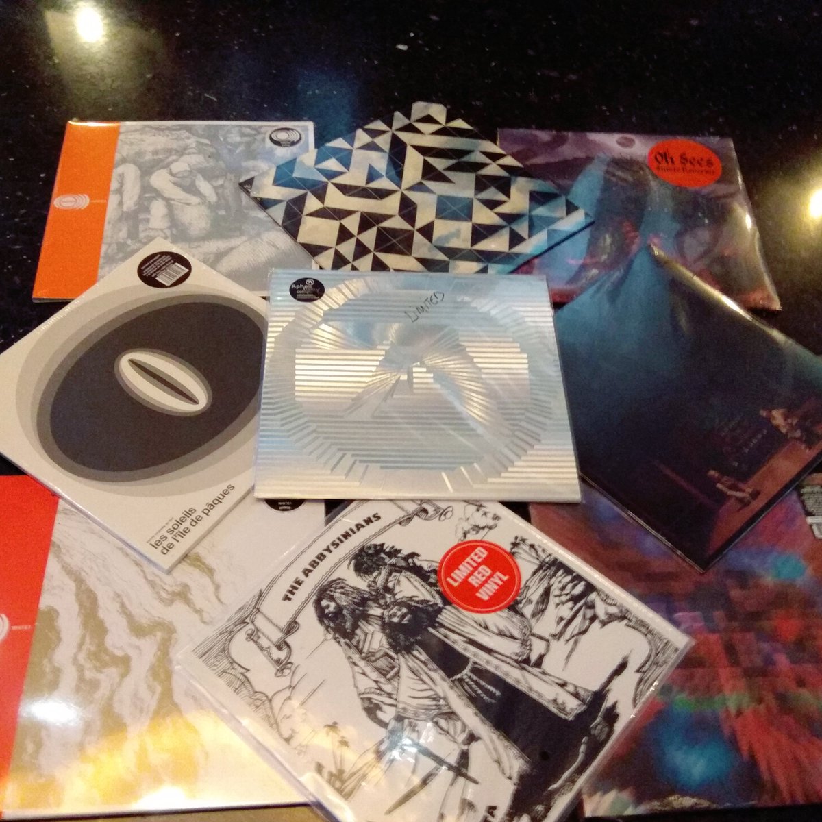 UnderflowGr's tweet photo. NEW ARRIVALS!

Aphex Twin, Sunn O))), Coil, Oh Sees, Midori Takada, Lafawndah, The Abbysinians, Bernard Parmegiani, Kutiman and more!

Come and get 'em! https://t.co/Z5IFepMWwd
