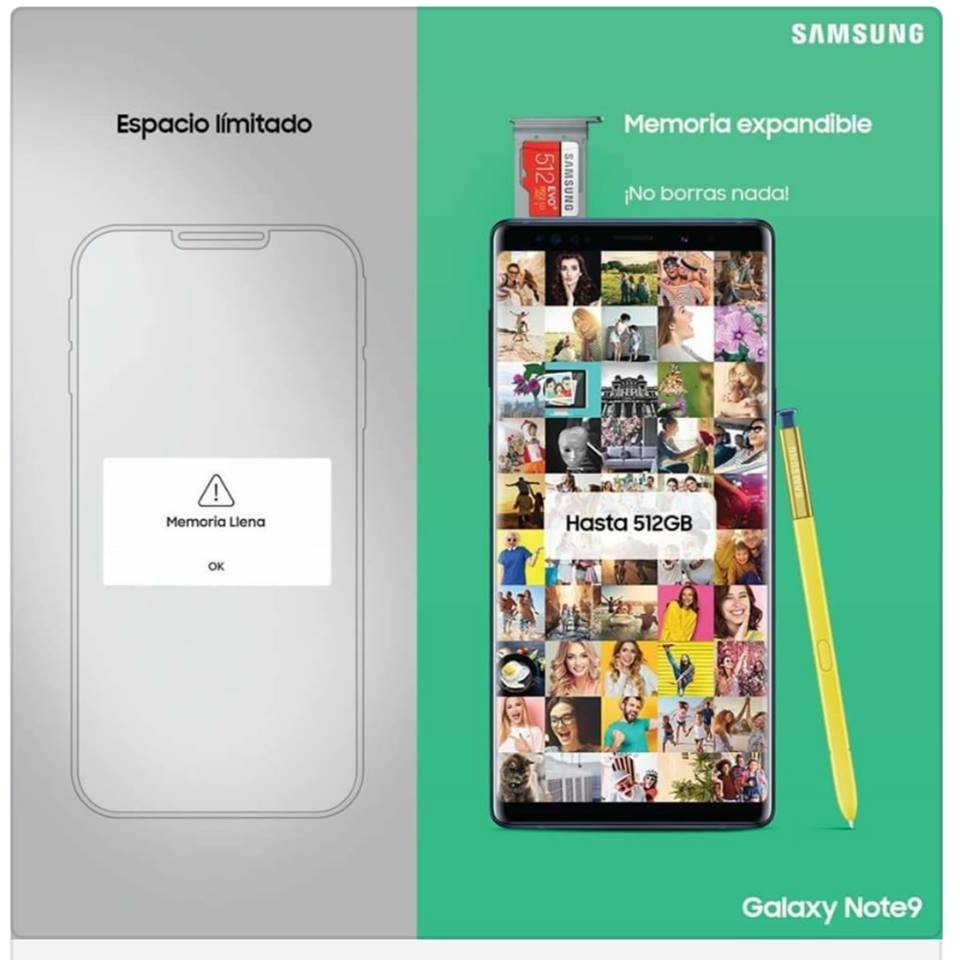 QrSebas's tweet photo. Jajajajaja hasta #SamsungGalaxyNote9 dándole duro a #apple #iphone y tienen con q humillarlos 🤣🤣🤣

#nomasiphone 🤦🏾‍♂️ https://t.co/r69ippuB2k