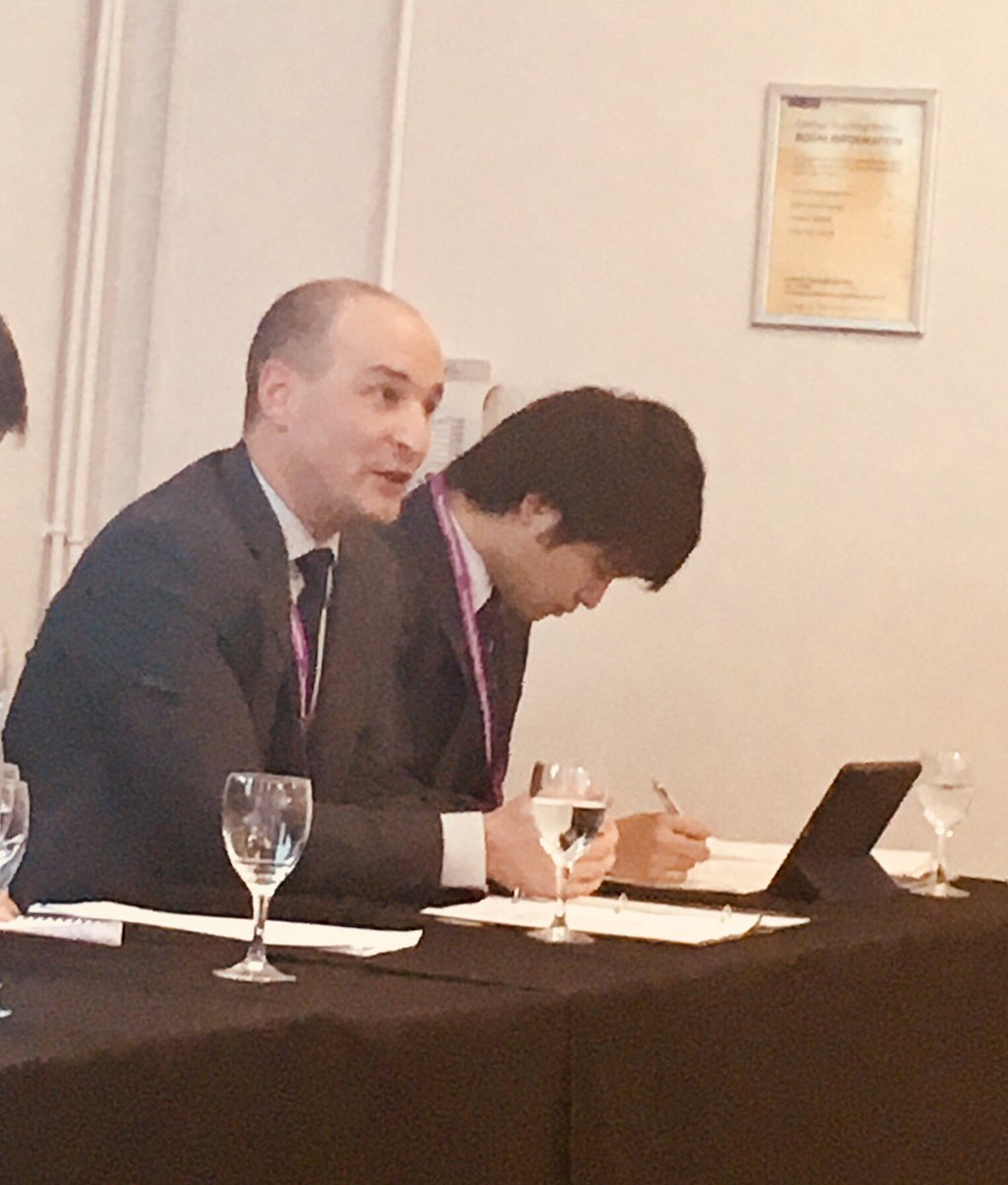smirnova_mv's tweet photo. Evan Criddle: Multilateralism remains mandatory in situations of territorial disputes, managing heritage resources, int.peace and security and R2P - guided by principles of sovereign equality and joint trusteeship. #ESIL18 @MILC2014 https://t.co/EIsVOuQHRi