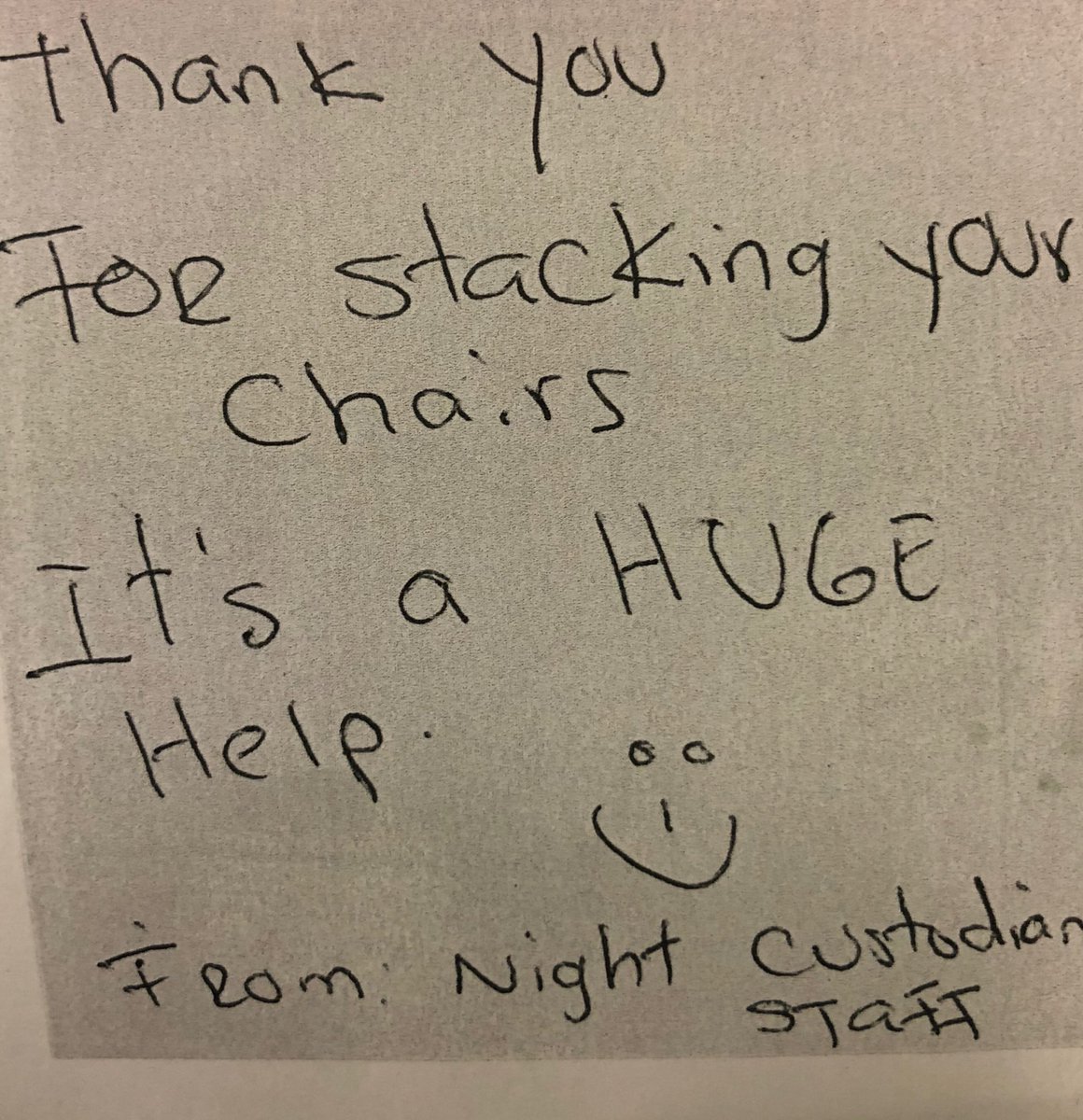 RimpySangrur's tweet image. Sometimes Little help or support is a big thing. ⁦@PeelSchools⁩ night shift custodians left a thank you note on my desktop screen. Collaboration is the key at our own ⁦@HeartLake_SS⁩ and we need to support each other without any questions. ⁦@MathHLSS⁩