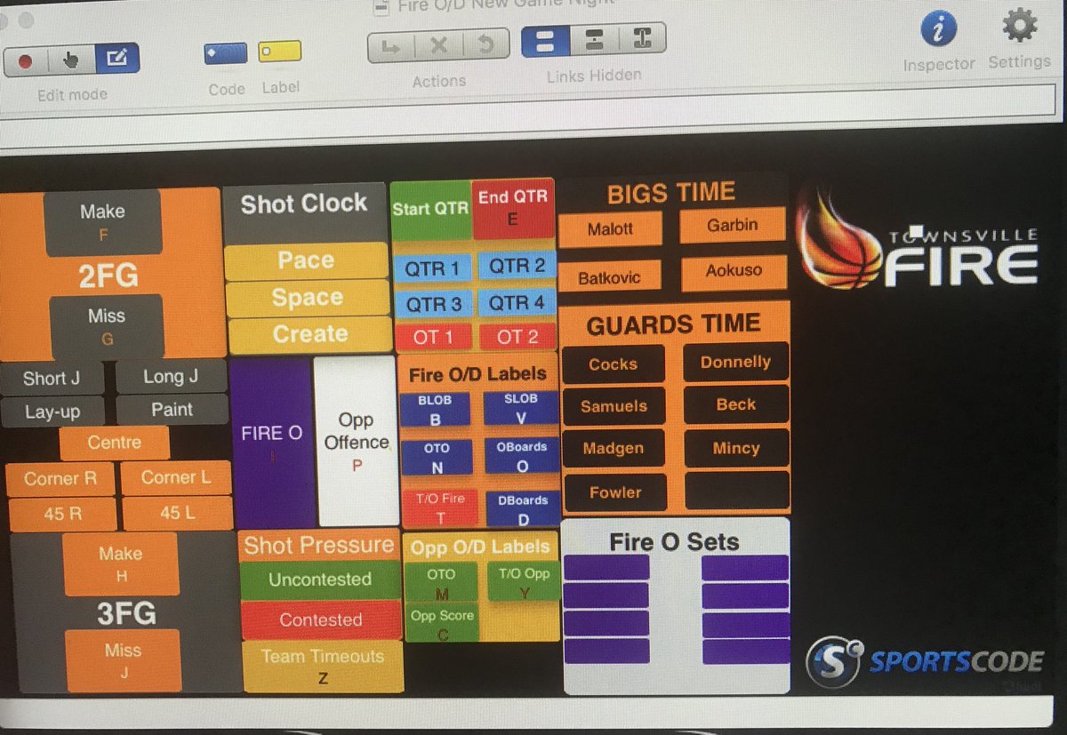 Coachfos_Aus's tweet photo. About 4 hrs of window redesign for the game night live code for @TownsvilleFire 🔥. Started with a blank canvas, used @HudlAus SC toolkit to redesign to read, view and use on game nights or review. #efficencyiskey #raisethebar 🏆 https://t.co/lvhfo1gUWx
