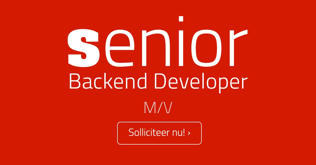 Wij zoeken een nieuwe collega? Ben jij of ken jij een ervaren Backend Developer? Bekijk dan onze vacature: magneds.com/vacatures/seni…