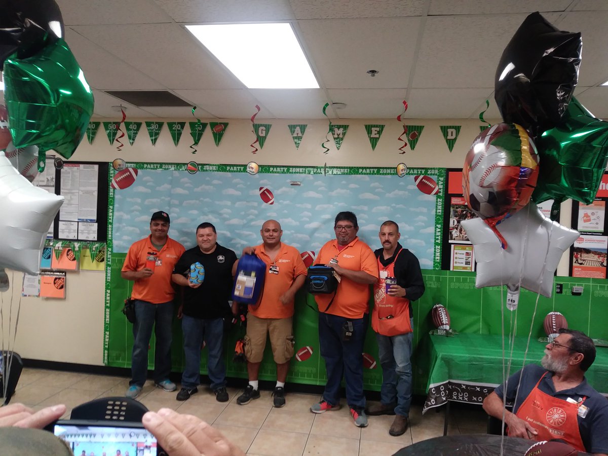 Team Fuego...participating in our store success sharing events...winning prizes...go team...