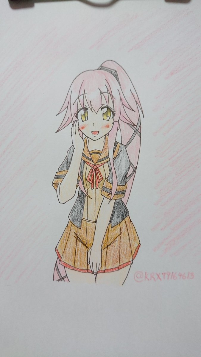 #艦これ版深夜の真剣お絵描き60分一本勝負
#艦これ版真剣お絵描き60分一本勝負_20180914
ねっ、ねっ
このだめ押しのねっがかわいいと思います 