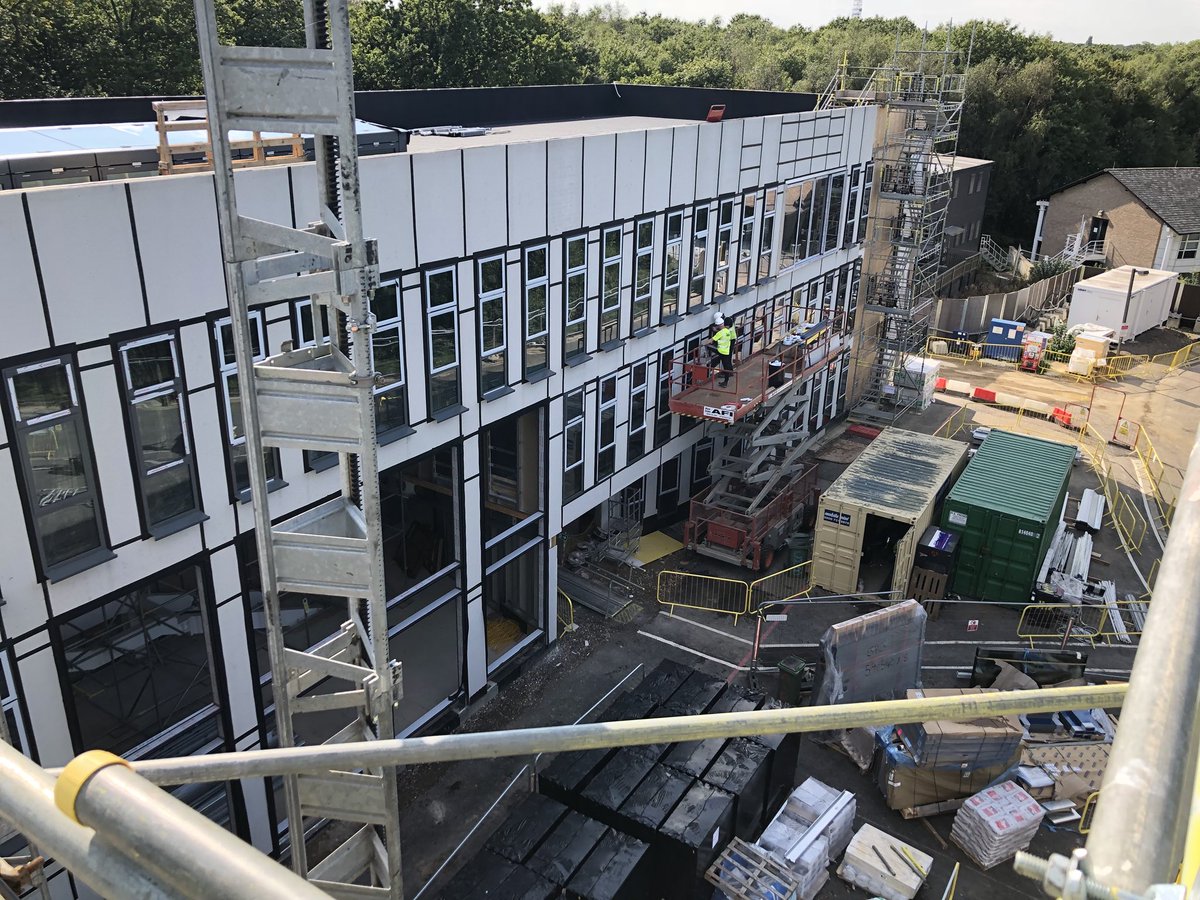 Alexa_fgould's tweet photo. Two sites in one day yesterday. First sitting in on the progress meeting at the New Dover Lesiure Centre and then a trip to Canterbury to see new economics building for the University of Kent. #fgouldcareers https://t.co/IttmOTZy7F