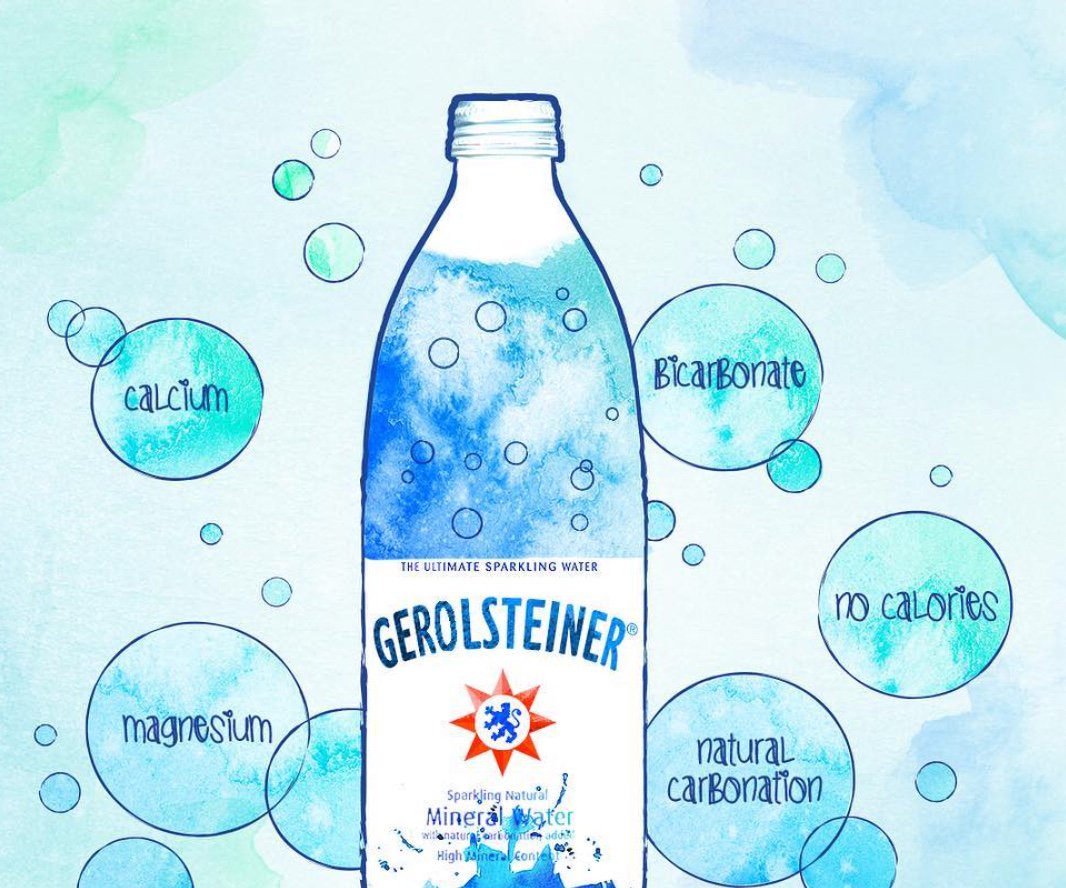 GerolsteinerUSA's tweet photo. Visiting @NatProdExpo #ExpoEast? Stop by at Booth 6432 & learn why mineral water is not just another water! Our sparkling mineral water is made by nature. We just bottle it! #mineralsmatter #hydrationplus #natural https://t.co/8W0Jc3a6cB