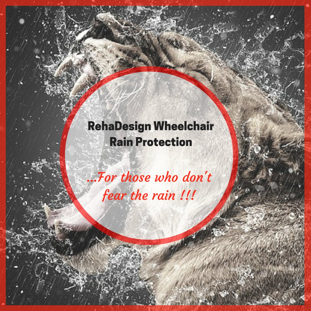 Rain is not a problem anymore😋💪🤞🌧️

Click here to see more: rehadesign.com/products/wheel…

#Rehadesign #Wheelchair #Accessories #Rain #Protection #Solution
