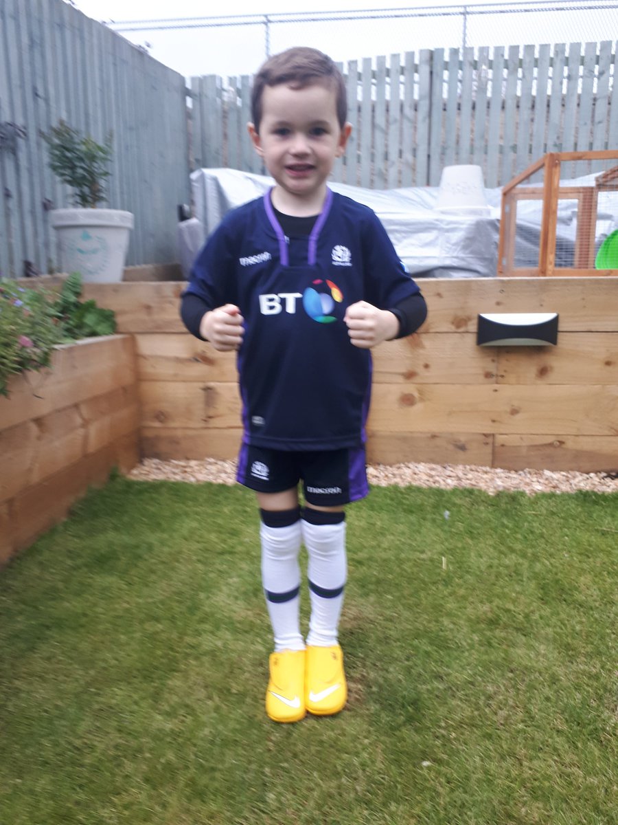 A future Scotland player in the making....maybe 😏