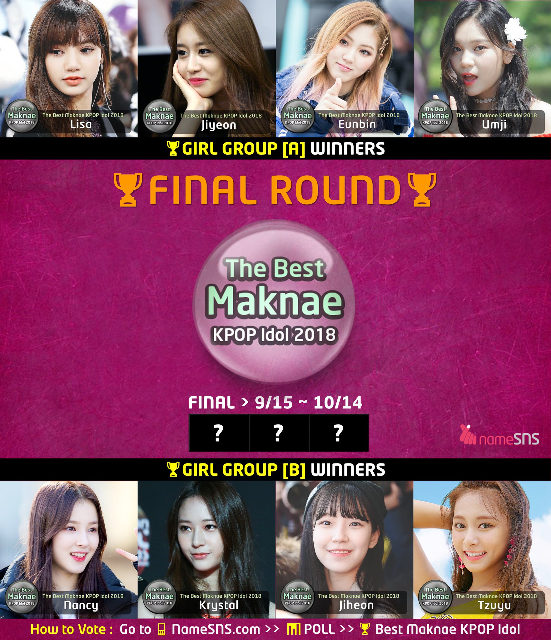 NameSNS KPOP / KDrama (Official) on Twitter: "🏆The Best Maknae #KPOP