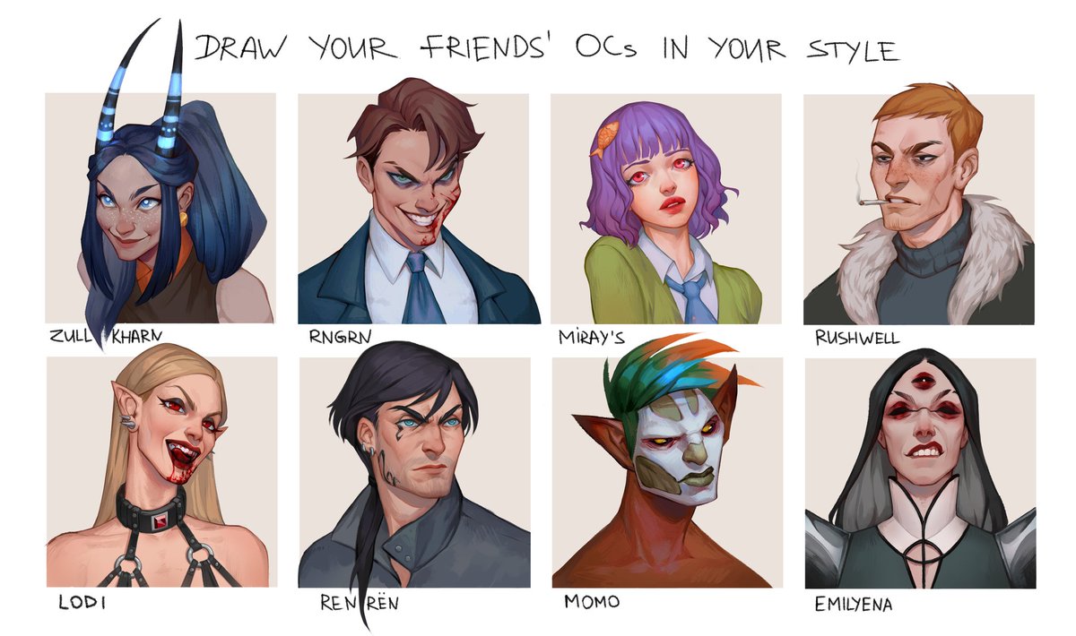 i did it! 
#drawyourfriendsocs 