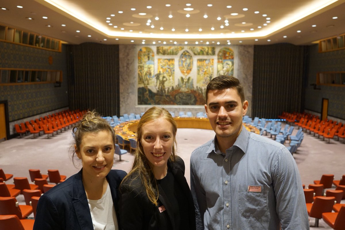 uniallianz's tweet photo. @uniallianz goes @UN! See these pictures of our trip to the @UN headquarters. Thank you @BelChamUS for the organization of the trip! #transatlanticruhrfellowship #uaruhr #belcham #UnitedNations ^ml https://t.co/c0Gve1vQKt