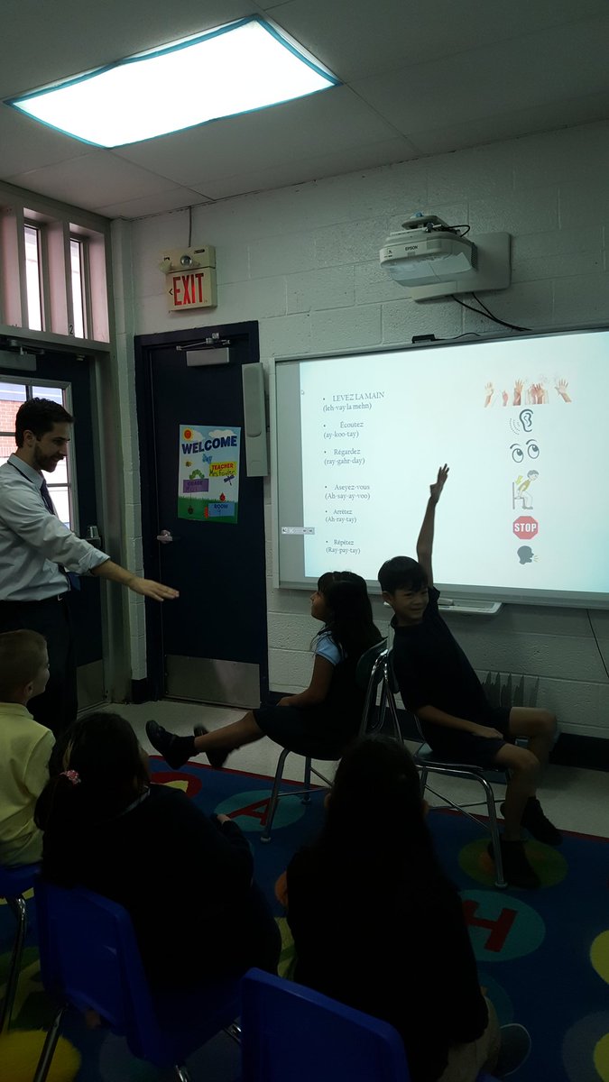 FowlerRaeanne's tweet photo. Hands on learning in French with special education! @WESMrPilla https://t.co/AytObDNpAT