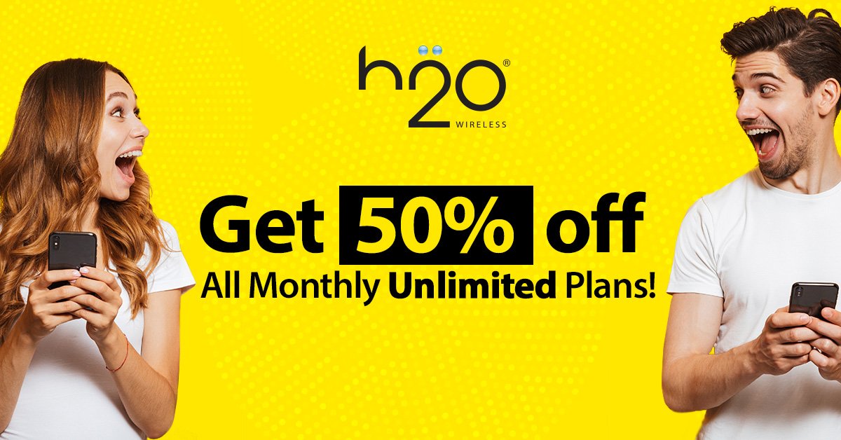 H2OWireless's tweet photo. No contract! No fees! Great coverage! 😮 For a limited time , get 50% off your wireless plan for the first month! Switch to h2o Wireless today! https://t.co/45zVWacqZu
#h2owireless
#prepaid
#wireless
#savings
#wirelessdeals
#wirelessplan
#savingmoney https://t.co/70dB1ZBppB