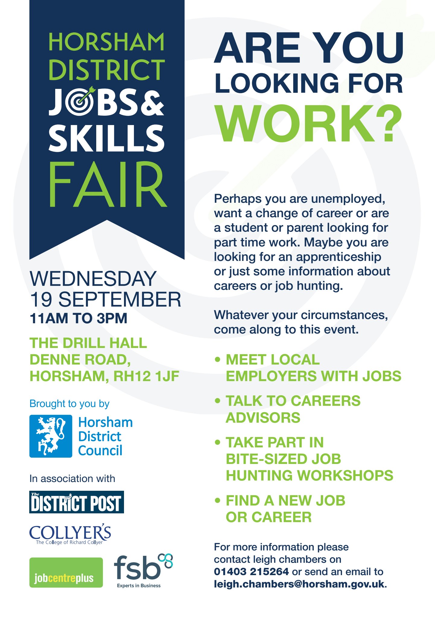 Horsham DC on Twitter "Just 5 days to go until more than 40 employers