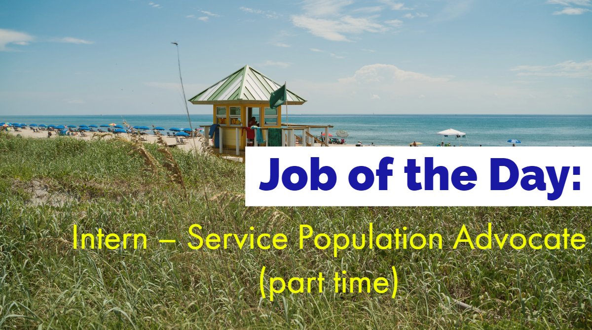 citydelraybeach's tweet image. JOB OF THE DAY:@DelrayBeachPD is hiring for a Service Population Advocate Intern. Learn more about this awesome (paid) #internship opportunity to work with our Service Population Advocate &amp;amp; make a positive impact in our community: bit.ly/2xepCjt. #DelrayBeach #JobOpening