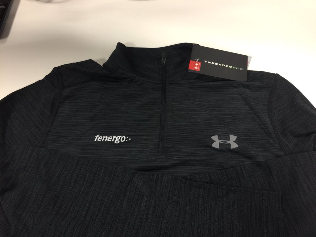 JodusDickerty's tweet image. Why yes, my company DOES provide branded Under Armour workout gear. Doesn’t yours? #lifeatfenergo