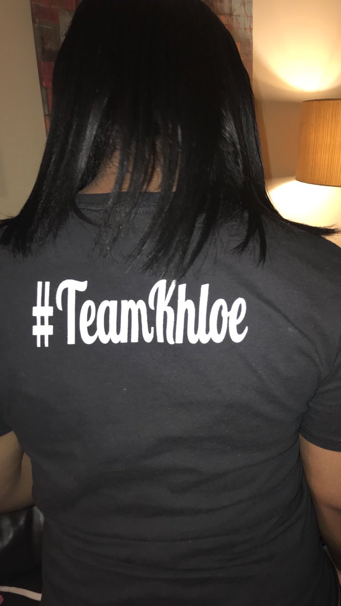 Nya showing her endless support for her sister. 8 days until Iowa. Round 2 👊🏾💪🏾👊🏾💜🦓🦋 #TeamKhloe #TeamHealedKhloe 🙏🏽🙏🏽🙏🏽
