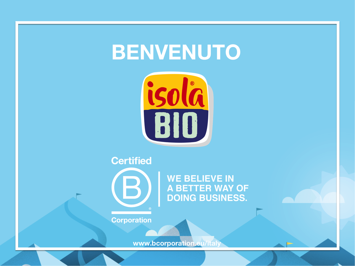 BCorpItalia's tweet photo. #Benvenuta nella comunità delle #BCorp italiane a #Abafoods #IsolaBio! #BTheChange #ItalyUsingBusinessAsAForceForGood #ItalyReinventingBusiness #BuildingANewParadigm #GuidiamoIlCambiamento #ImpattoPositivo #BCorpItalia https://t.co/LW5Ak2HH3i