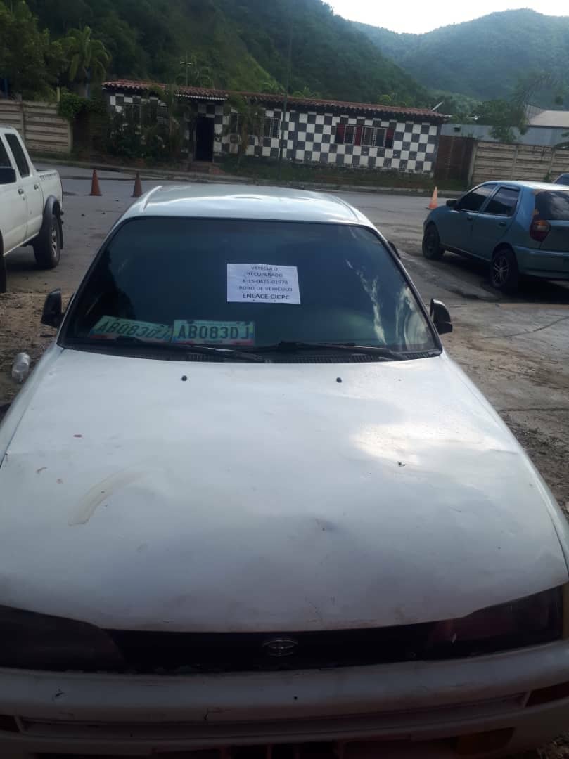 enlaccicpc_intt's tweet image. #CICPC-INTT La California, logró la recuperación del vehículo: Clase: AUTOMOVIL,Tipo: SEDAN, Marca: TOYOTA, Modelo: COROLLA, Color: BLANCO, Placa: AB083DJ, el cual al ser verificado arrojó el estatus SOLICITADO. @DouglasRicoVzla @CICPCPREVENCION @PRENSACICPC