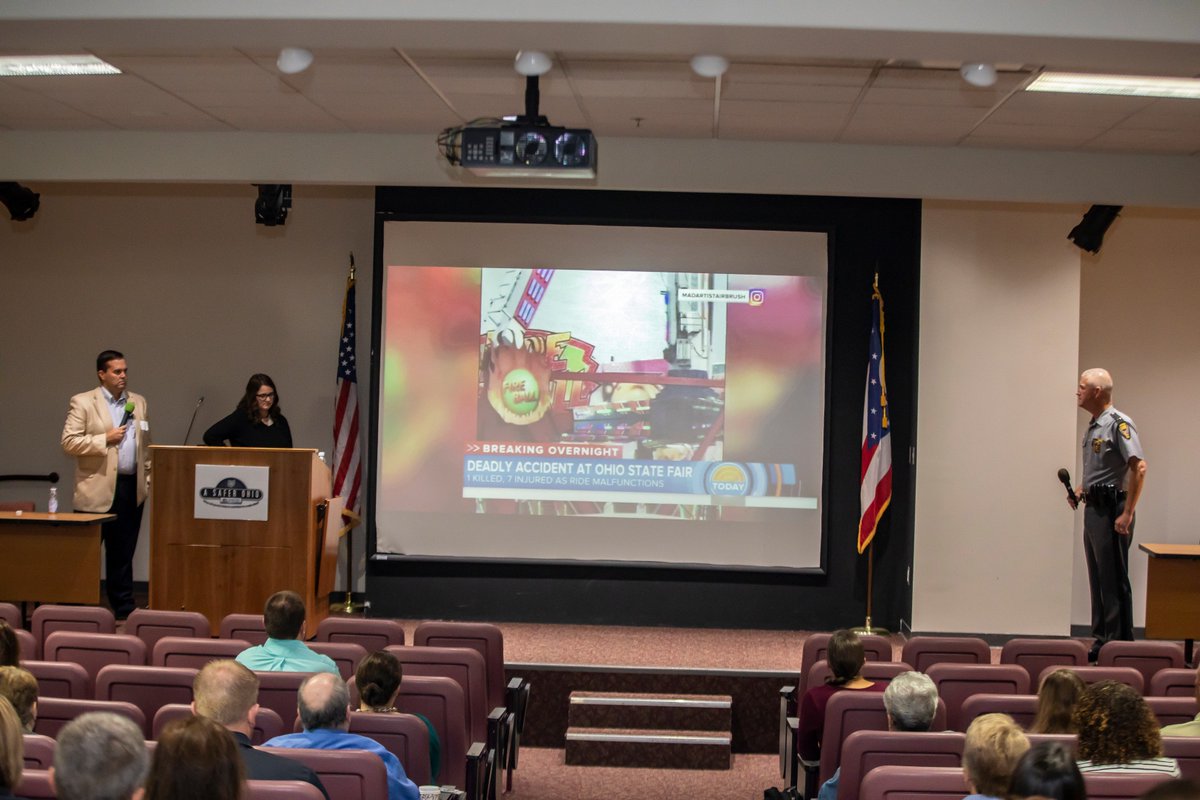 OHIO_PIO's tweet photo. The 2018 PIO Symposium is underway! Presentations from @OSHP @OhioStateFair @OhioDeptofAg so far this morning #OhioPIO https://t.co/D9S5Fl6yRj