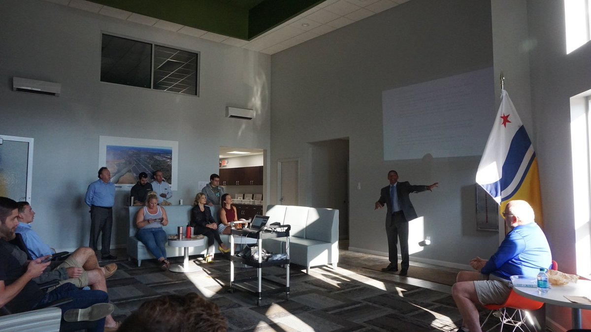 InovateusSolar's tweet photo. This morning we resumed our #FridayThinkTank with a special guest Tom Purekal from @NDIGD presenting part of their work in countries like Nepal and Uganda related to #solar energy. Learn more about their projects here ♥☼ https://t.co/7LsQ01c2Wo ♥☼ #buildingabrillianttomorrow https://t.co/pblOCXgsrt