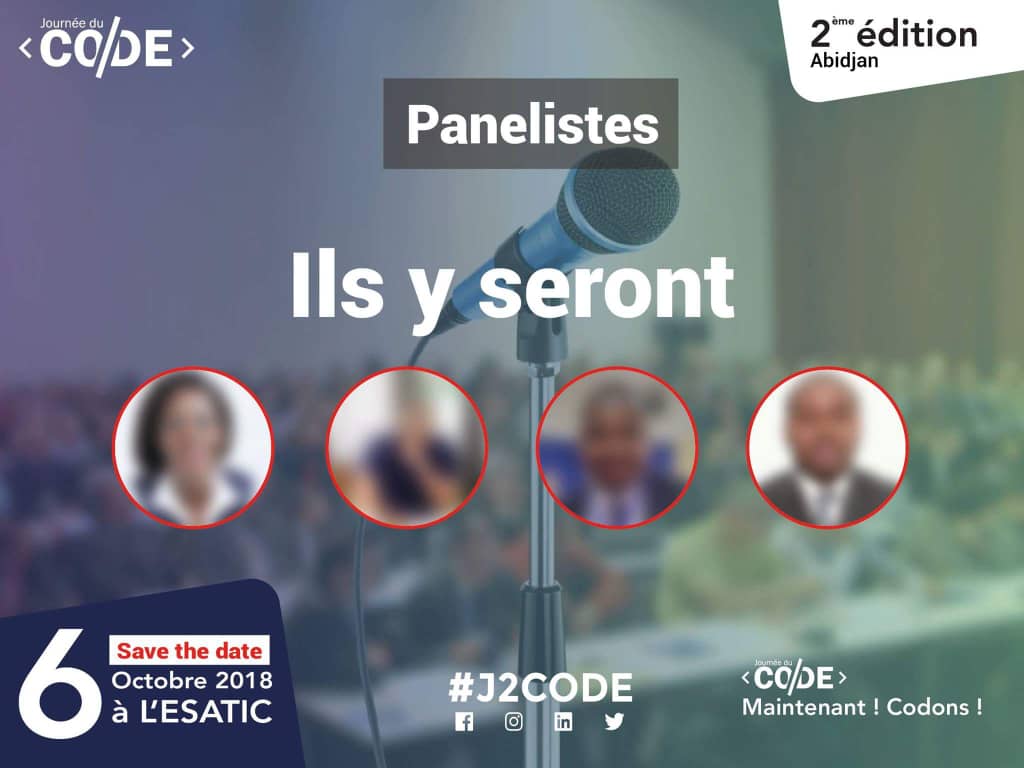 journeeducode's tweet photo. Nos panélistes pour la #J2Code sont déjà prêts, saurez-vous deviner de qui il s'agit ? En attendant la révélation, continuez de vous inscrire 👉https://t.co/cbEjijnNA7 et rencontrons nous à @ESATIC_POLE_TIC le Samedi 06 Octobre 2018
#J2CODE #J2Code2018 #MaintenantCodons https://t.co/A7fSQGXu9m