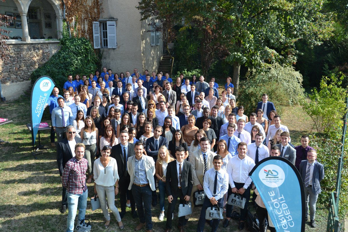 CA_LHL's tweet photo. L’alternance a été mise à l’honneur au Crédit Agricole Loire Haute Loire !

75 nouveaux alternants ont participé à un après-midi d’intégration le 13 Septembre 2018, au KFT à St Galmier.

Rencontres, échanges et dîner spectacle ont rythmé cet événement. #ALTERNANTBYCA4243 https://t.co/qrk8RinaUF