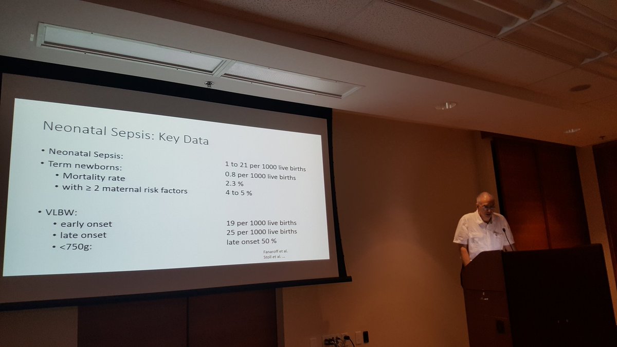 fatima_sheikkh's tweet photo. Our coffee break and poster presentations are over. We will be jumping into our next set of presentations! First up we have Dr. El Helou discussing neonatal #Sepsis. #WSD18 #WorldSepsisDay #WSD18CSF @McMasterU @HamHealthSci @CanSepsisFdn https://t.co/raZYfzIU9G