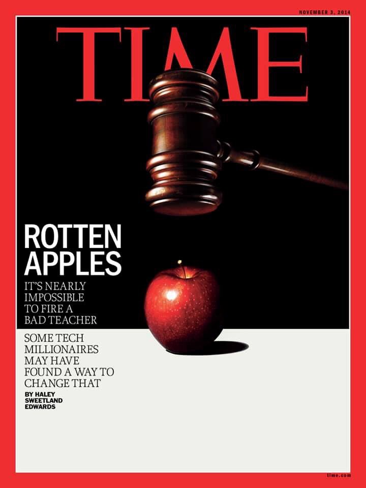 JessedHagopian's tweet photo. Huge difference between TIME covers from 2014 &amp; 2018 about teachers! First they ridiculed &amp; shamed, now they praise &amp; empathize. Why? Because educators stood up &amp; led a wave of strikes that taught the country the truth about our profession &amp; impact of underfunding education! https://t.co/A1AkW5bWME