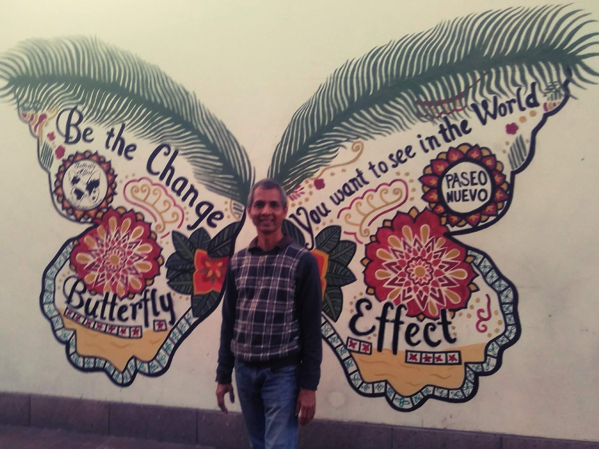 I saw a butterfly painting #butterflyeffect at Paseo Nuevo, Santa Barbara and contacted butterflyeffectbethechange.com/installations/…  I am glad that they donated to Sahyadri Nisarga Mitra snmcpn.org. Find butterfly near you to support your cause #socialbutterflies