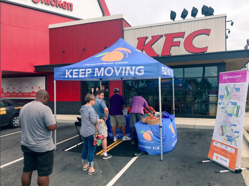 peach pass on twitter peach pass will be at the kfc big chicken