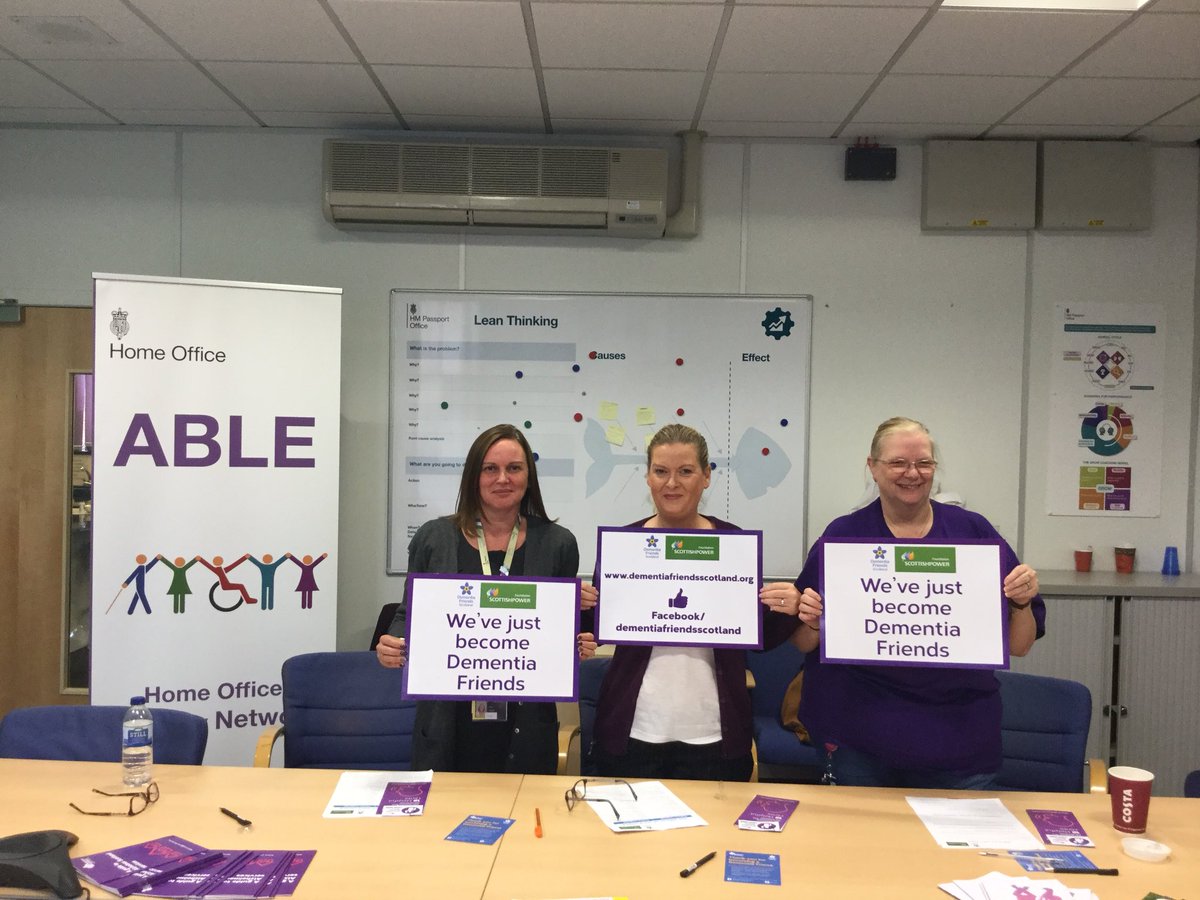 Staff from the Passport Office in Glasgow became Dementia Friends this week @Alzscot @HM_Passport @DementiaFriends @thatjanbeattie @ArleneCrockett3