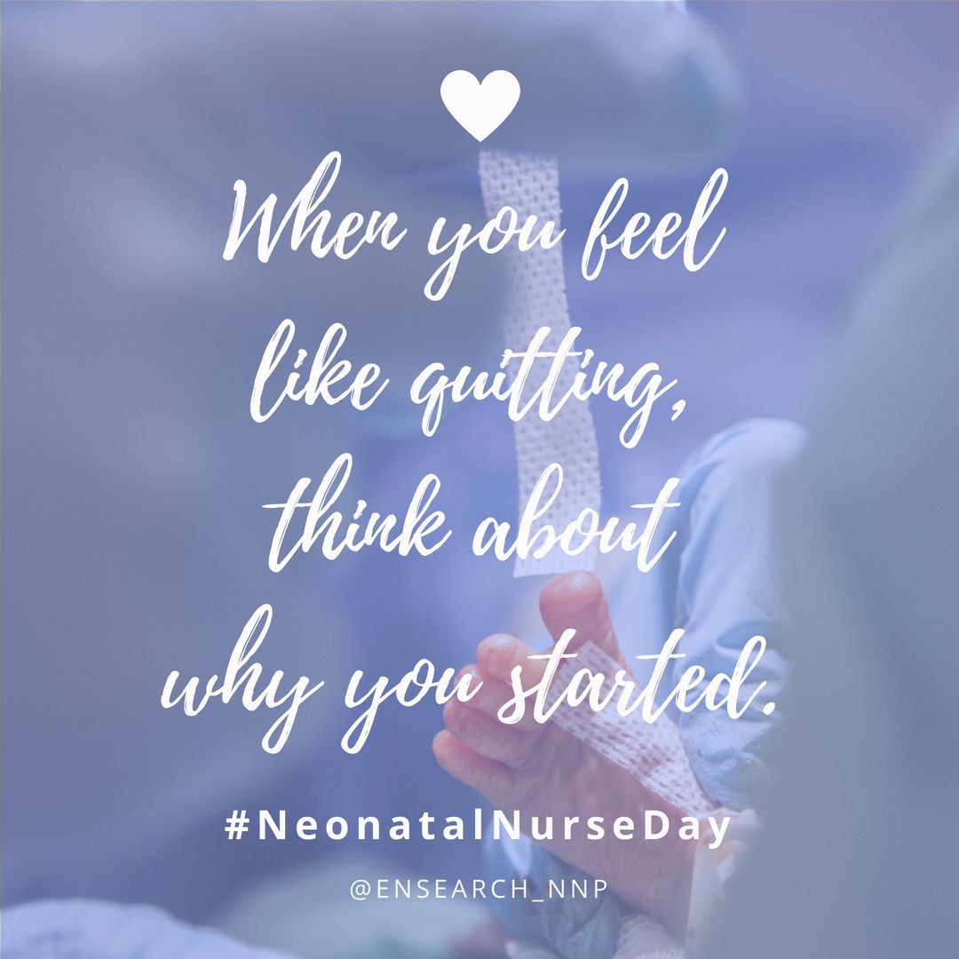 ENSEARCH's tweet photo. As Neonatal Nursing Day approches, we thank you nurses for choosing the career path that you did 💙 Keep up the amazing work! #nnp #nicu #ensearch #nursing #neonatalnursesday #neonatalnurses https://t.co/64MChtXyia