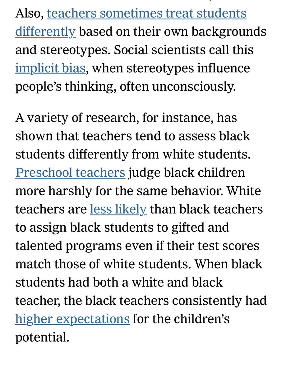Because unconscious bias is in all of us, being the “judge” for students is a tough task for teachers - how would you fix this? nyti.ms/2N3Siq4?smid=n…