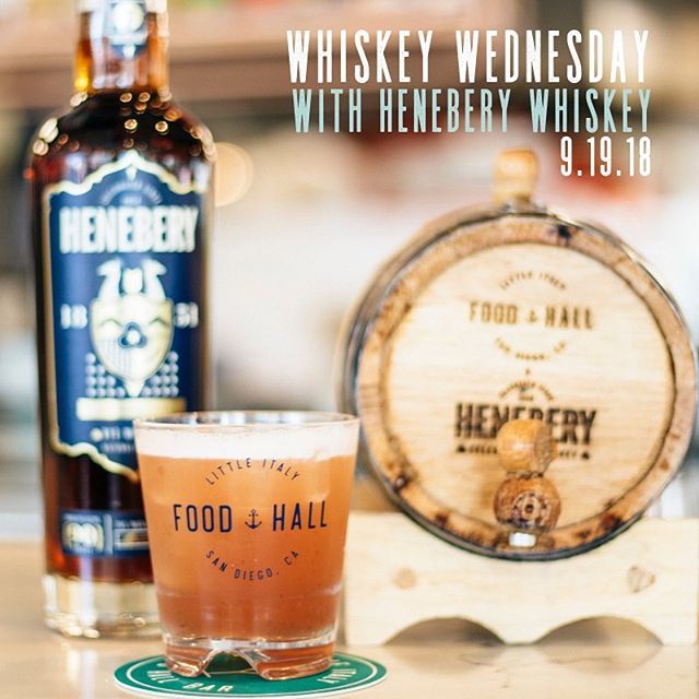 HeneberyWhiskey's tweet photo. Come join us for #whiskeywednesday @littleitalyfoodhall on 9/19. See the link in our bio for more info. #henebery #heneberywhiskey #californiaswhiskey #californiawhiskey #sdspirits https://t.co/LUArKjRfmI https://t.co/zKgpXuYP2x