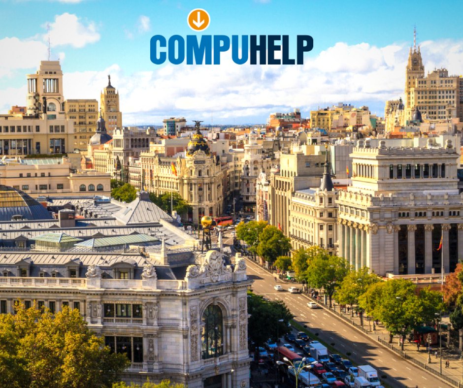 compuhelp_es's tweet photo. Cerrando otra semana en #Compuhelp, ¡os esperamos en #Madrid! https://t.co/eAIpSWy7Cz