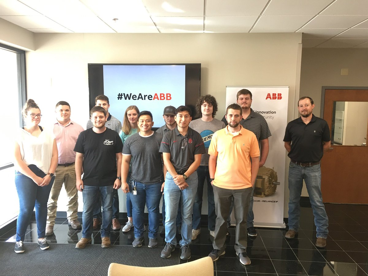 DalbersDavid's tweet photo. Great tours @ABBMotorsMechUS for @uarkmecheng students to see CNC and Robotics automation. Thank you Jacob and Jerry! https://t.co/3VS6k9X8SU