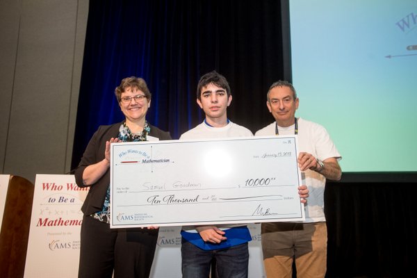 amermathsoc's tweet photo. High school math teachers in the US, UK, and Canada: Qualifying for the 2019 Who Wants to Be a Mathematician Championship is going on until Sept. 26. Sign up at https://t.co/J2tW9Luz3d. It's free. #apcalc #apcalculus #AMSMathGame Thanks to sponsors @maplesoft @DigitalEd ... https://t.co/VSuwVM4JFB