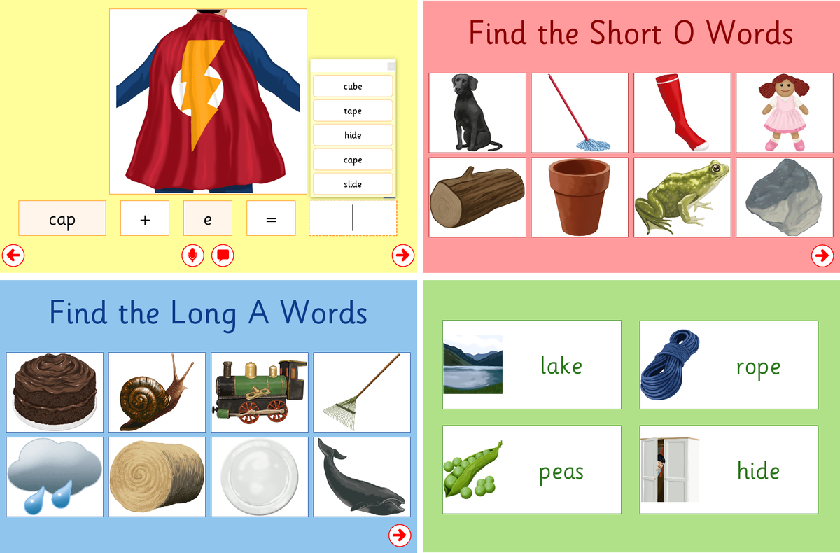 Cricksoft's tweet photo. We’ve just published some fantastic new literacy resources to help you to improve your pupils’ phonological awareness! Be sure to have a look on LearningGrids for these great #Clicker / #ClickerCommunicator activities: https://t.co/HsPURK3cZ9 https://t.co/vmuHUBdbDS