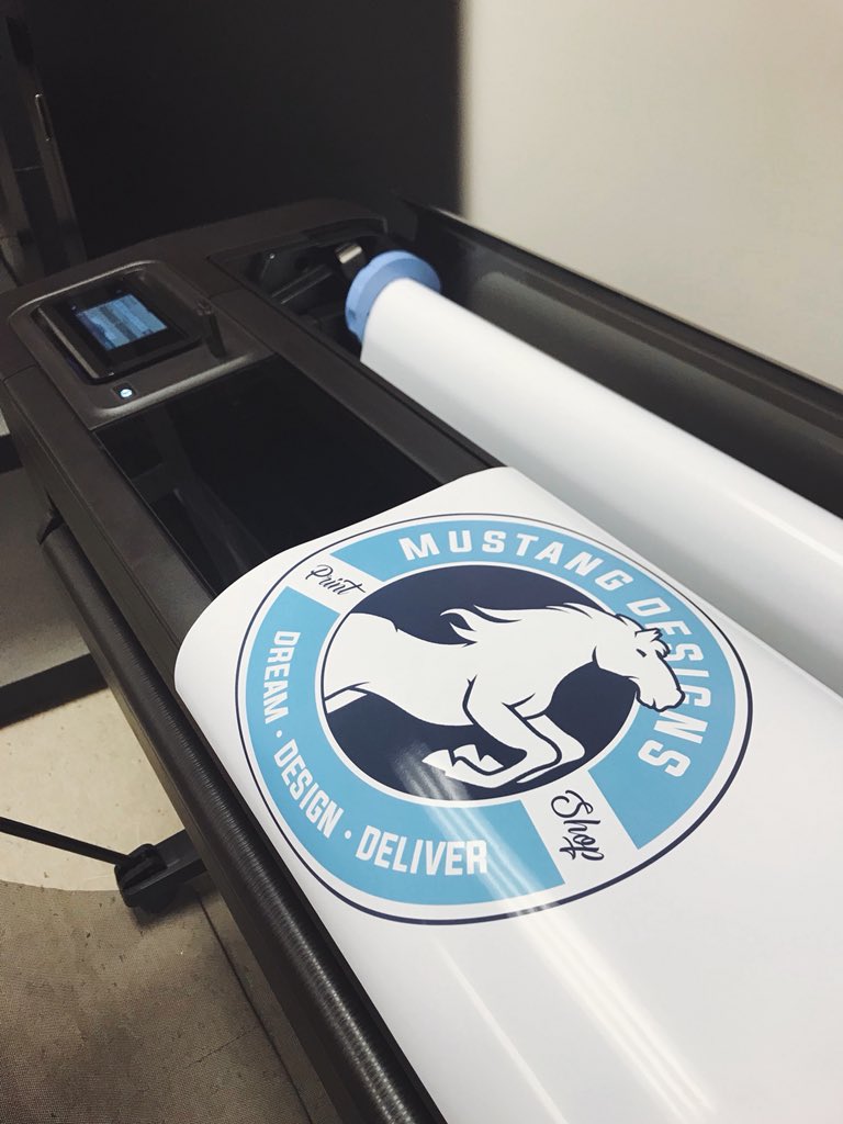 The first two prints of the Mustang Print Shop! We are excited to start building a student run print shop here at Kingwood High School <a href="/HumbleISD_KHS/">Kingwood High School</a> <a href="/HumbleISD/">Humble ISD</a> <a href="/HumbleISD_CTE/">Humble ISD CTE</a> #iamhumble #mustangdesigns #printshop #kingwoodhigh #kingwood #graphicdesign #marketing #print