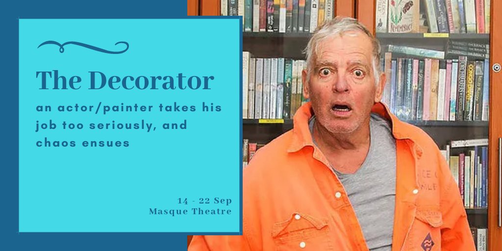 TheatreSceneCpt's tweet image. #TheDecorator gets caught up in all sorts of crazy situations from tonight until 22 September at the @MasqueTheatreSA!
