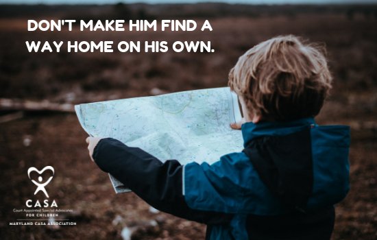 A child should not have to decide whether or not to return to abusive parents or live with strangers. Our CASAs do the work so children in the foster system are safe and have a permanent home. 
#nonprofit #fostercare #advocate #adoption #fosteryouth #volunteer #childadvocate