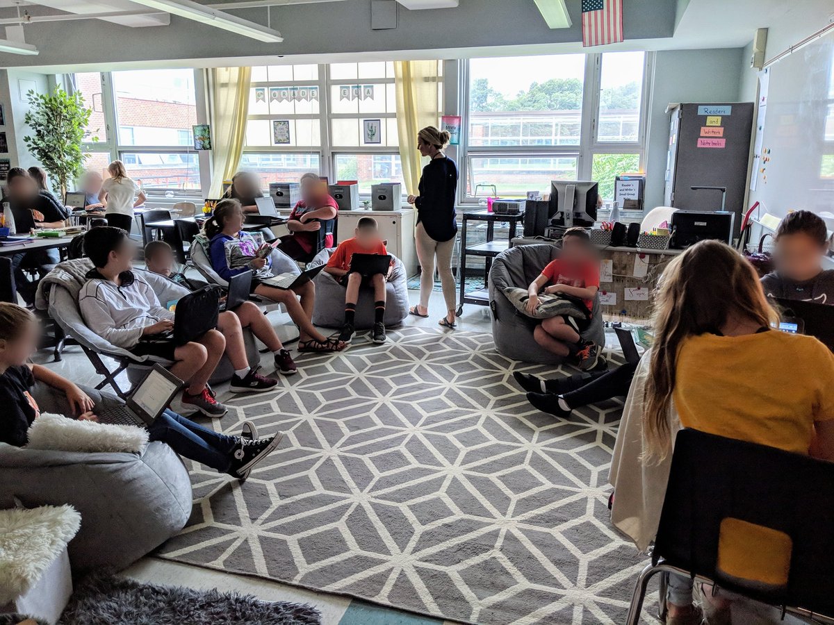 ReginaSchaffer's tweet photo. Flexible Learning Fridays at @thorne_ms #flexiblelearning #MTPSPride #thornepride #FutureReadyNJ #futurereadylibs #FutureReady #MTPSReads https://t.co/KaCZb5KP3g