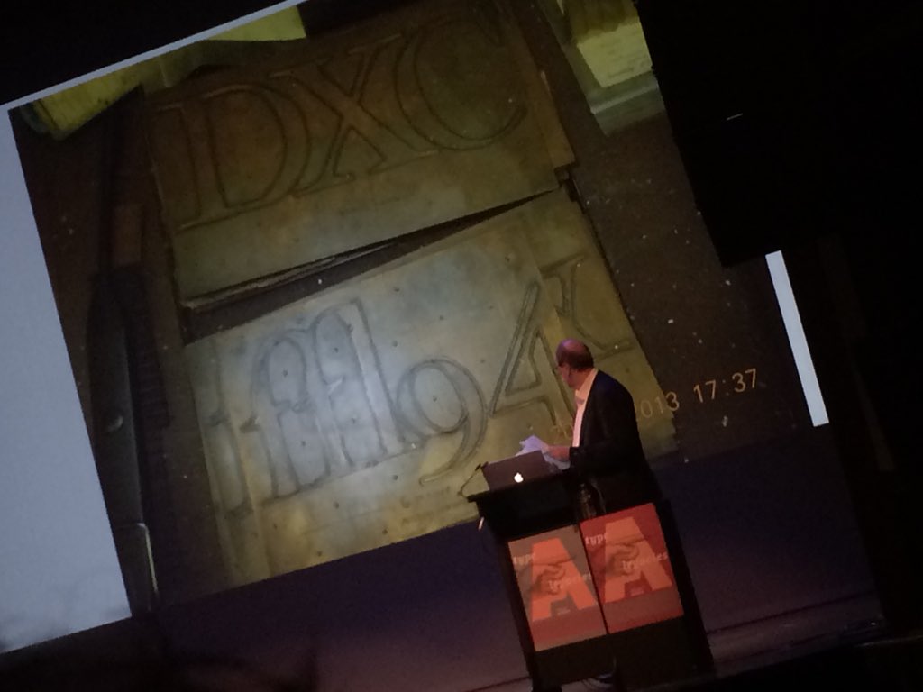 printingmuseums's tweet photo. The Benton engraver: making type today at project Letter-kunde Press run by @letterkundepress / Patrick Goossens in Antwerp #atypi2018 #antwerp #letterkundepress #benton #punchcutting https://t.co/Ijbo3SO6hT