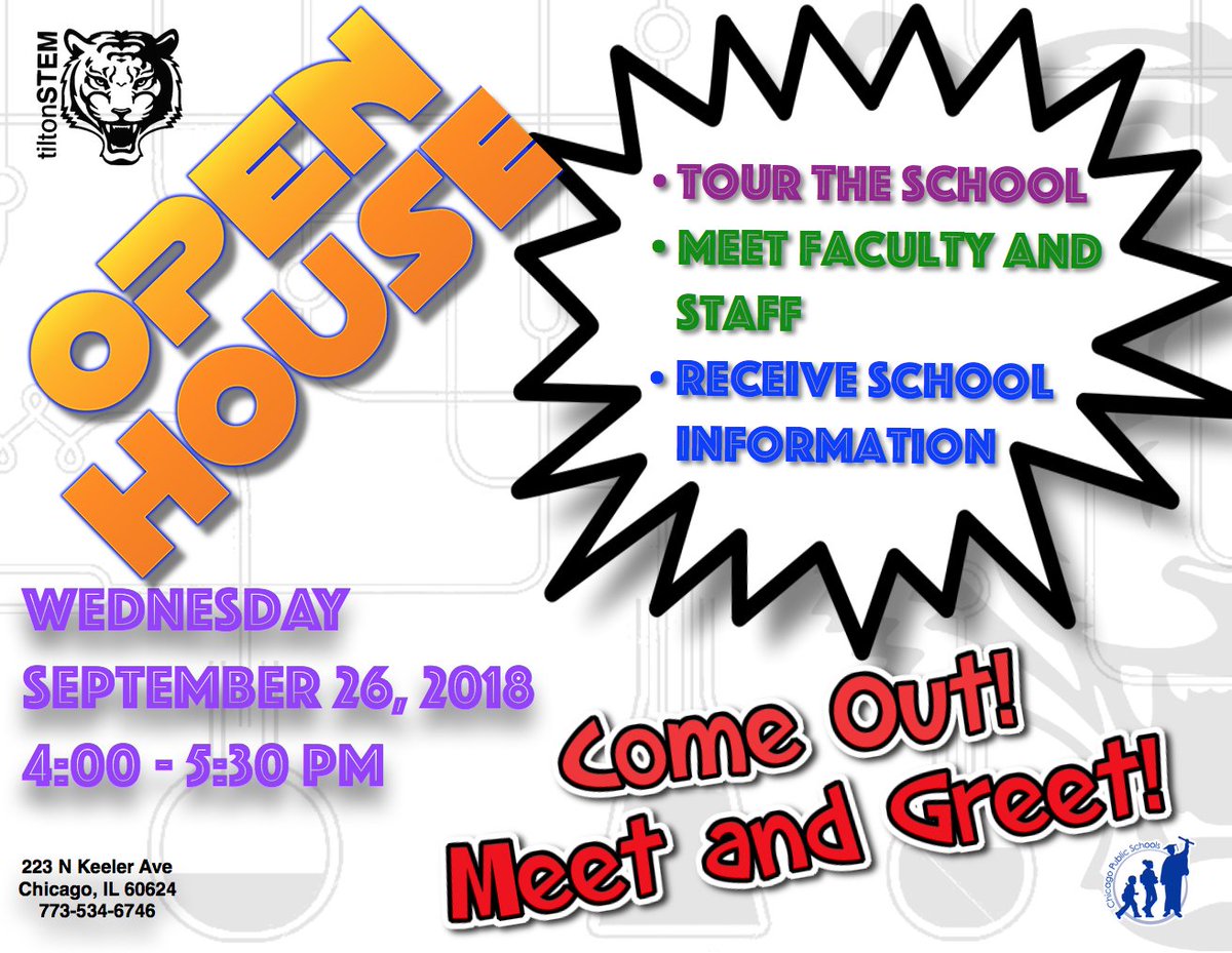 OPEN HOUSE <a href="/TiltonSTEM/">Tilton Elementary</a> , Wednesday, September 26, 4:00-5:30! Tour the STEM Lab | Meet faculty and staff | Receive school information