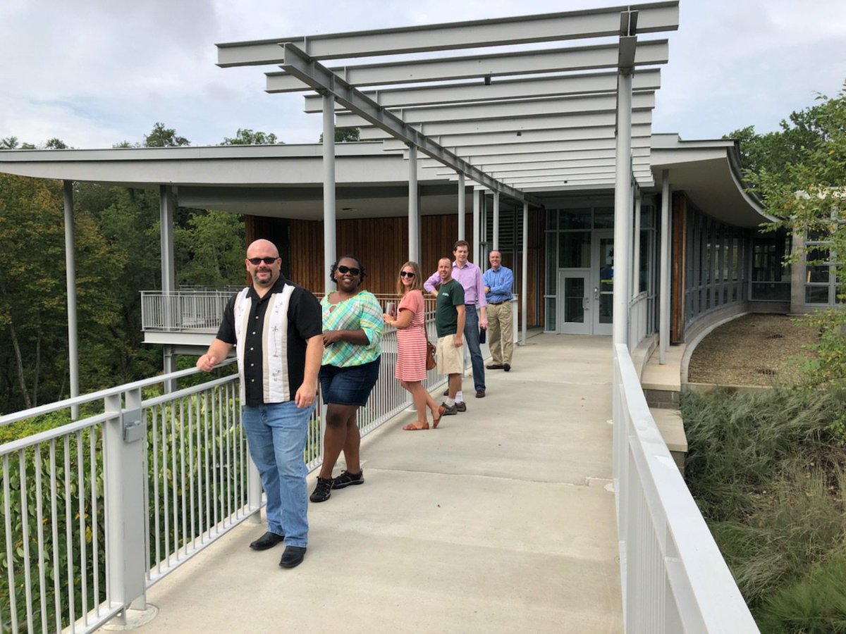 Our Pittsburgh team took a fun field trip to Pittsburgh Parks Conservancy's LEED Platinum Frick Environmental Center. We ❤️ #sustainability!  #officefun #fieldtrip
