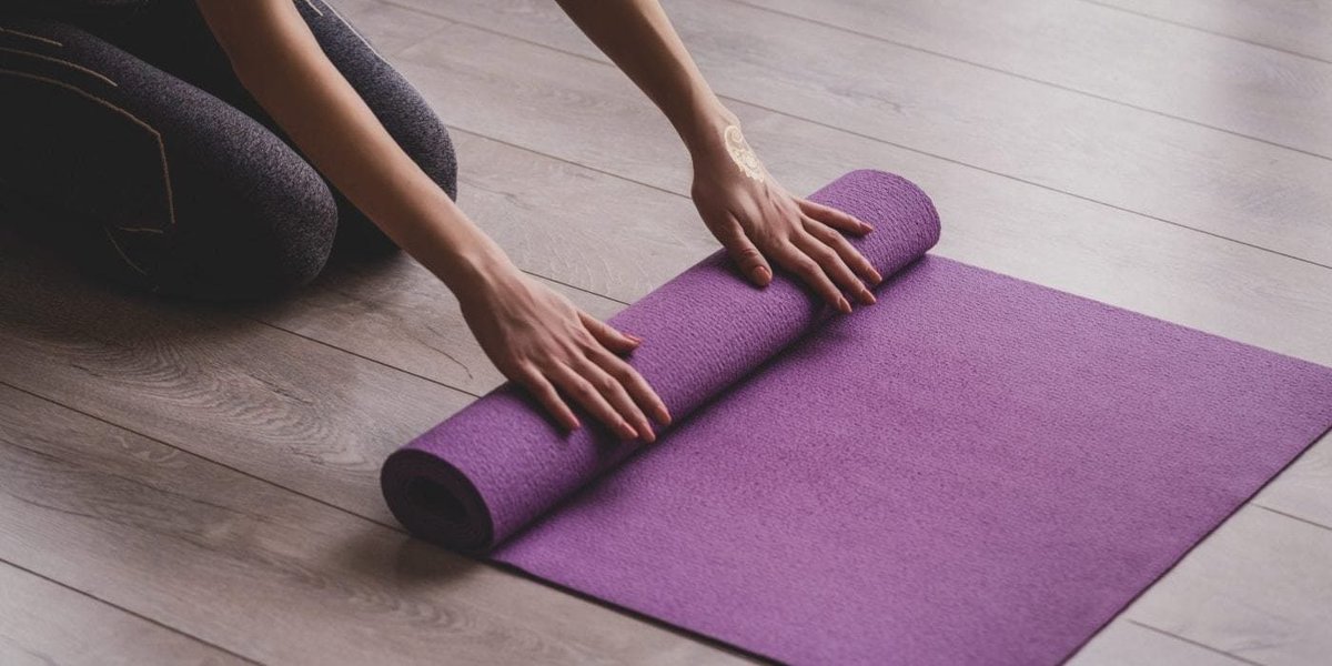 How to clean lululemon yoga mat with soapy water. 
