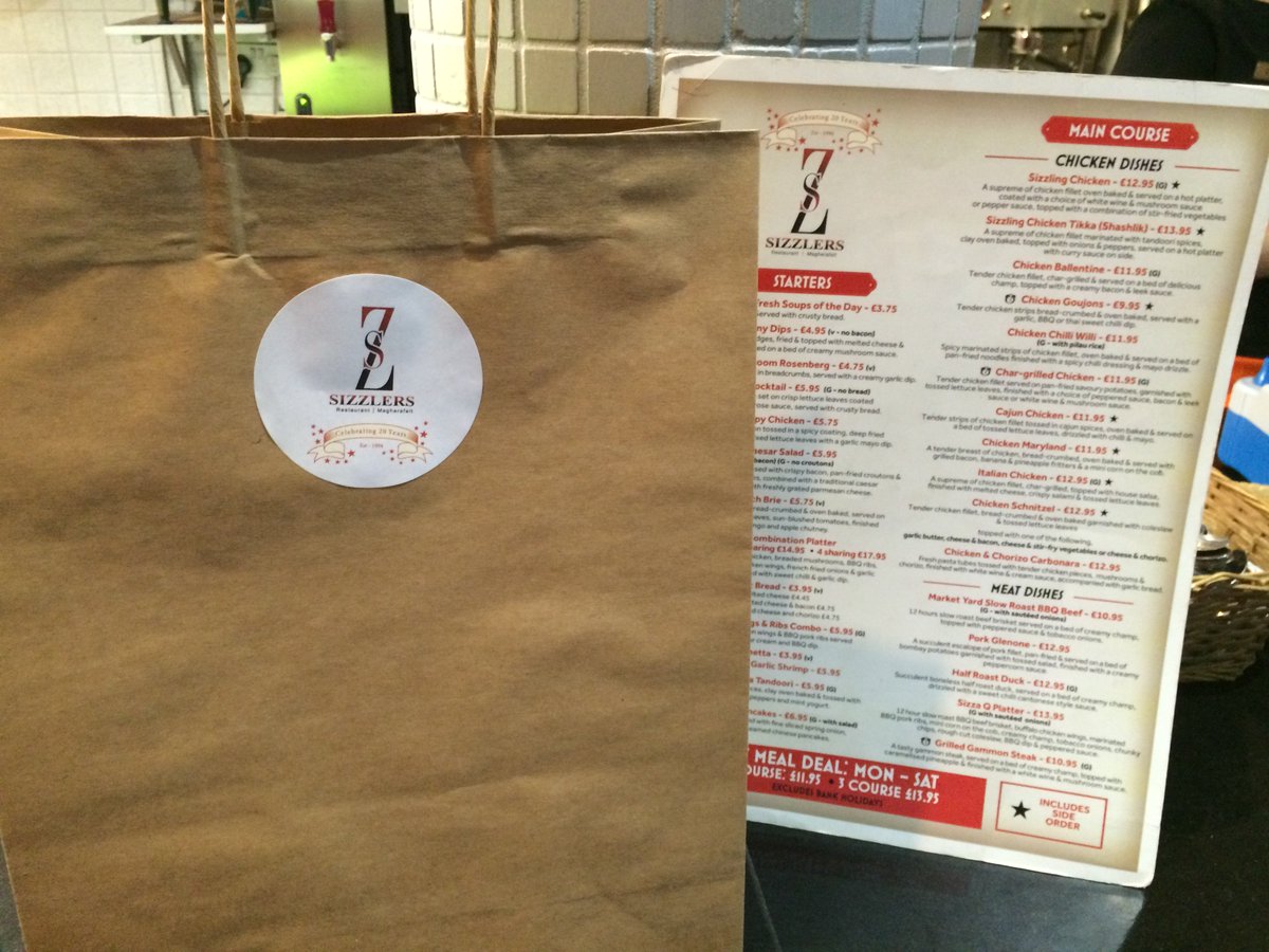 SizzlersWinebar's tweet image. It&apos;s the end of a long, hard week so why not let us cook for you and you can enjoy it in the comfort of your P.J.&apos;s 😁
#Carryoutmenu
ow.ly/Z3pY30lHsq7